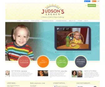 Judsonslegacy.org(Faith &amp; Hope in Suffering) Screenshot