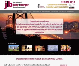 Judyburger.com(Judy Burger Law) Screenshot