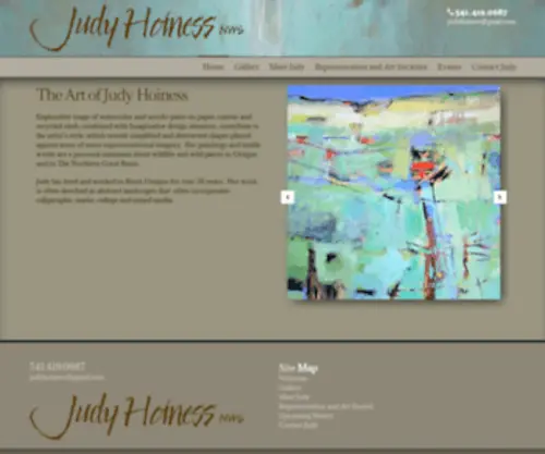 Judyhoinessart.com(The Art of Judy Hoiness) Screenshot