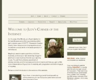 Judyofthewoods.net(Self-reliance in the 21st century) Screenshot