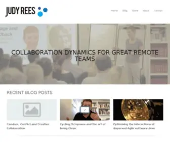 Judyrees.co.uk(Transforming Distributed Team Communication) Screenshot