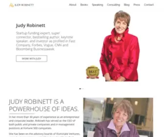 Judyrobinett.com(Judy Robinett) Screenshot