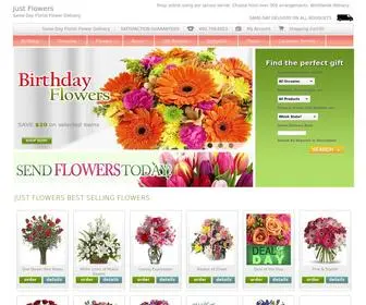 Judys.com(Just Flowers) Screenshot