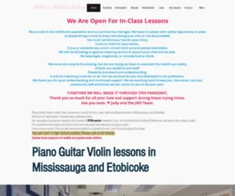 Judysmusicschool.com(Music School in Mississauga Etobicoke RCM lessons) Screenshot