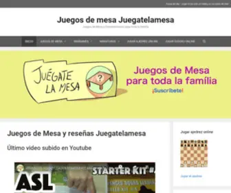 Juegatelamesa.com(Juegos de Mesa y reseñas Juegatelamesa) Screenshot