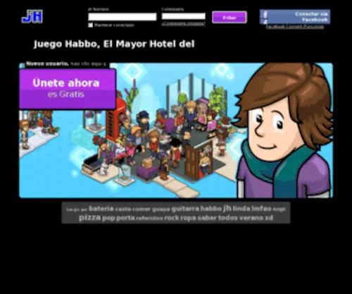 Juegohabbo.com(Juego Habbo) Screenshot