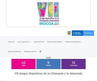 Juegosamazoniaorinoquia.gov.co(VII Juegos Deportivos de la Orinoqu) Screenshot