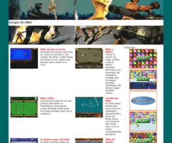 Juegosbillar.org(Juegos de Billar) Screenshot