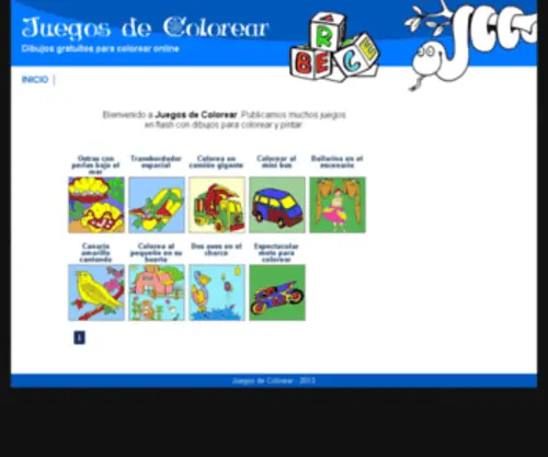 Juegoscolorear.org(Juegoscolorear) Screenshot