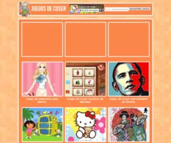 Juegoscoser.com(Juegos de coser) Screenshot