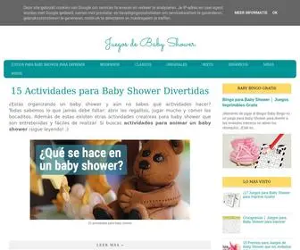 Juegosdebabyshower.org(Juegos de Baby Shower) Screenshot