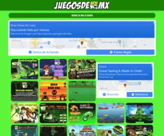 Juegosdeben10.mx(Juegos de Ben 10 gratis online) Screenshot
