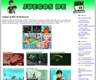 Juegosdeben10Omniverse.com(Juegos de Ben 10 Omniverse) Screenshot
