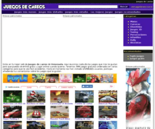 Juegosdecarros.com.ve(Juegos de carros) Screenshot