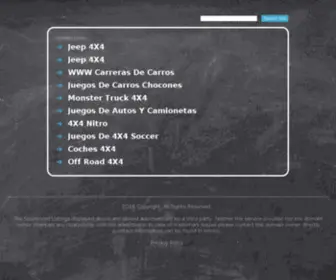 Juegosdecarros4X4.net(Juegos de Carros 4x4) Screenshot