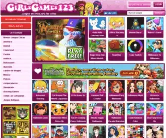 Juegosdechicas123.com(Girl Games) Screenshot