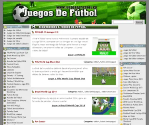 Juegosdefutbol.es(Juegosdefutbol) Screenshot