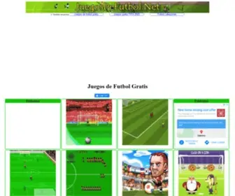 Juegosdefutbol.net(JUEGOS DE FUTBOL GRATIS) Screenshot