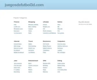 Juegosdefutbol3D.com(Juegos de Futbol 3D) Screenshot