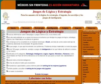 Juegosdelogica.net(Juegos de lógica) Screenshot