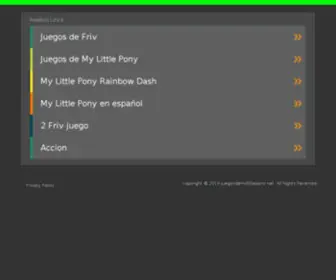Juegosdemylittlepony.net(Juegos de My Little Pony) Screenshot