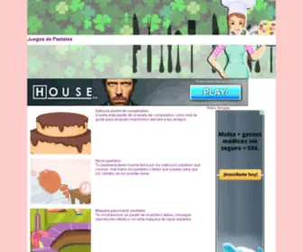 Juegosdepasteles.org(Juegos de Pasteles) Screenshot