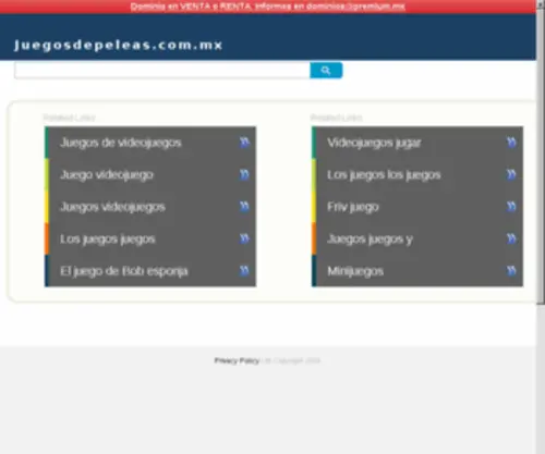 Juegosdepeleas.com.mx(JUEGOS DE PELEAS) Screenshot