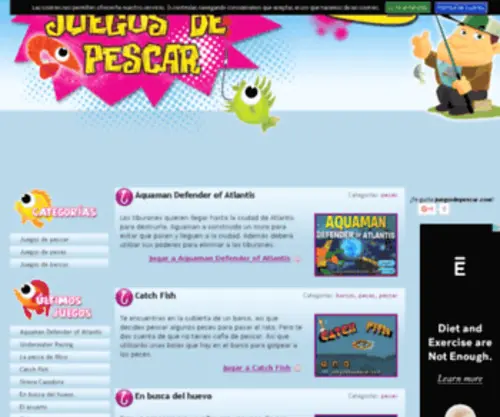 Juegosdepescar.com(Juegos de pescar) Screenshot