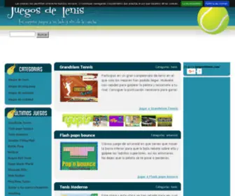 Juegosdetenis.com(Juegosdetenis) Screenshot