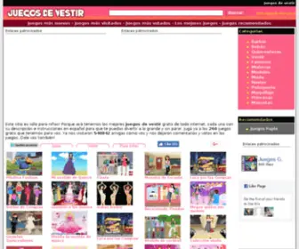Juegosdevestir.com.ar(Juegos de vestir) Screenshot