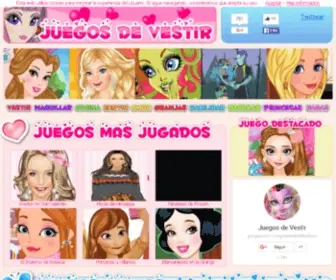 Juegosdevestir.mx(Juegos de vestir) Screenshot