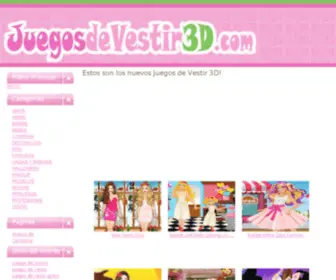 Juegosdevestir3D.com(网首页大厅) Screenshot