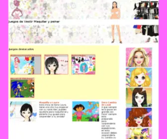 Juegosdevestirmaquillarypeinar.com(Juegos de Vestir Maquillar y peinar) Screenshot