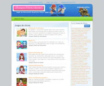 Juegosflashchicas.com(Juegos para chicas) Screenshot
