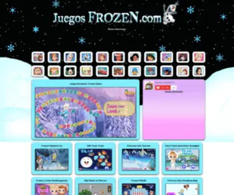 Juegosfrozen.com(Juegos de Frozen) Screenshot