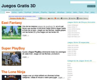 Juegosgratis3D.org(Juegos Gratis 3D) Screenshot
