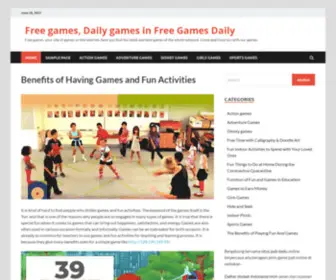 Juegosgratisdiario.com(Benefits of Having Games and Fun Activities) Screenshot