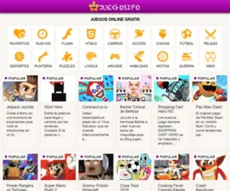 Juegosipo.com(Juegos Juegosipo para Jugar Online Gratis) Screenshot