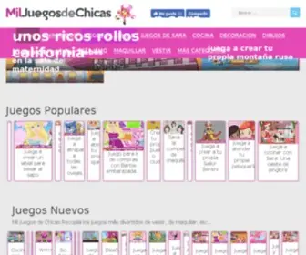 Juegosjuegoschicas.com(Mil Juegos de Chicas) Screenshot