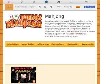JuegosmahJong.com(Juegos de Solitario Mahjong) Screenshot
