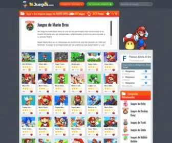 Juegosmario.tv(JUEGOS DE MARIO BROS GRATIS) Screenshot