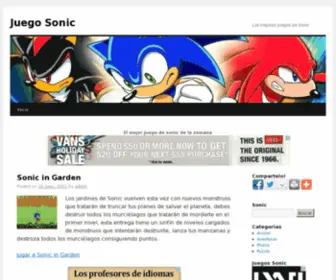 Juegosonic.net(Juego Sonic) Screenshot
