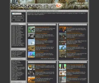 Juegosparati.com(Juegos gratis y Juegos online) Screenshot