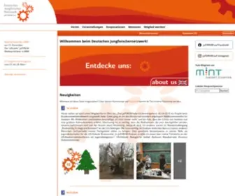 Juforum.de(Deutsches Jungforschernetzwerk) Screenshot