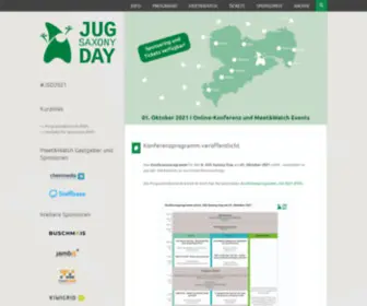 Jug-Saxony-Day.org(JUG Saxony) Screenshot