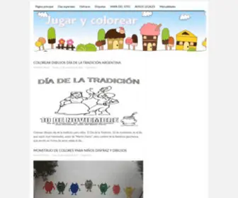 Jugarycolorear.com(Jugar y Colorear) Screenshot
