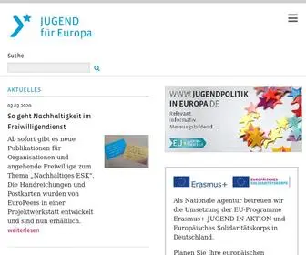 Jugendfuereuropa.de(JUGEND) Screenshot