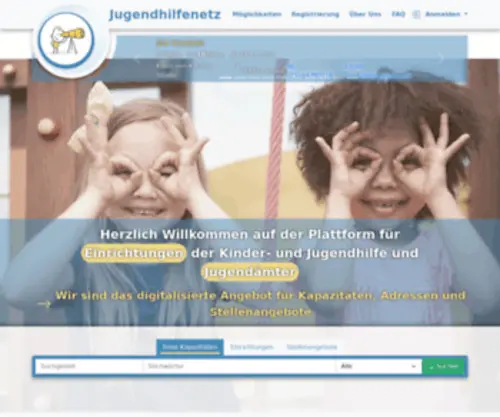 Jugendhilfenetz.eu(Jugendhilfenetz) Screenshot