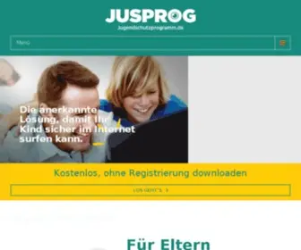 Jugendschutzprogramm.de(JusProg Jugendschutzprogramm) Screenshot