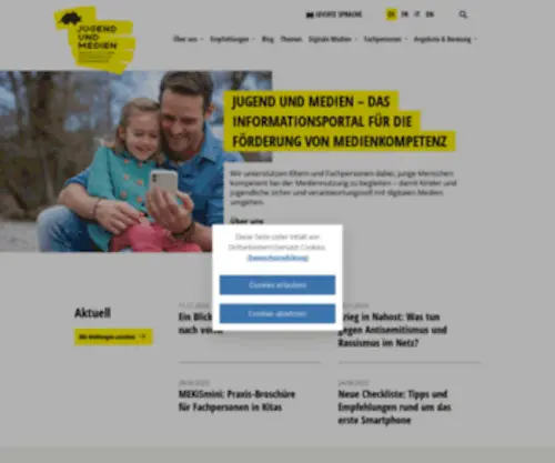 Jugendundmedien.ch(Jugendundmedien) Screenshot